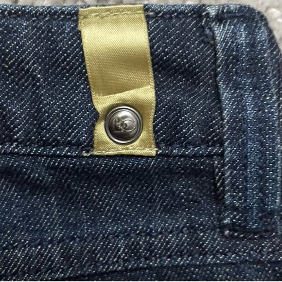 LC Lauren Conrad Size 2 Dark Wash Jeans Straight Leg 5-Pocket Button Zip Closure - Picture 6 of 12